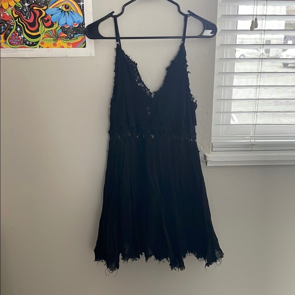FREE PEOPLE cut out witchy woman dress